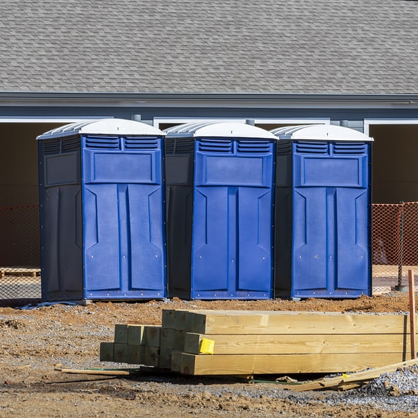 are there any restrictions on where i can place the portable toilets during my rental period in Swans Island Maine